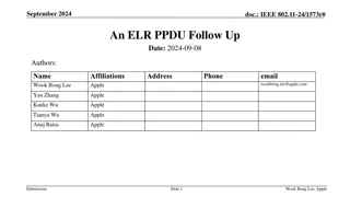 Improving Packet Detection Performance for ELR PPDU in IEEE 802.11-24 Standard