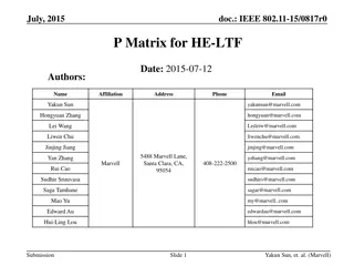 Matrix for High-Efficiency Long Training Field - July 2015 IEEE Document