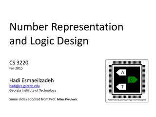 Binary Representation and Logic Design for Computing