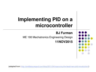 Implementing PID on a Microcontroller: Important Considerations and Tips