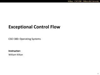 Exceptional Control Flow in Operating Systems at Millersville University