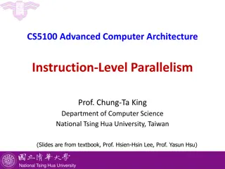 Instruction-Level Parallelism in Advanced Computer Architecture