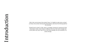 Strategic Brand Naming Options for Product Presentation