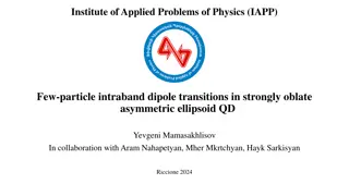 Institute of Applied Problems of Physics: Research on Quantum Dots and Ellipsoidal Structures