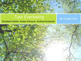 Engaging 5th Grade Unit: Tuck Everlasting and Cross-Curricular Learning