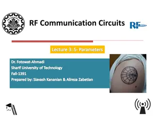 RF Communication Circuits: S-Parameters and Impedance Matrices