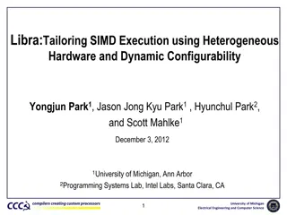 Tailoring SIMD Execution Using Heterogeneous Hardware