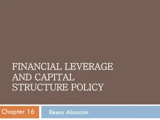 Capital Restructuring and Financial Leverage in Firm Value Analysis