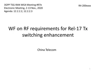Enhancing RF Requirements for Rel-17 Tx Switching