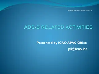 Regional ADS-B Implementation Strategy and Challenges in APAC