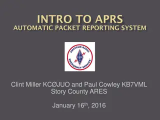 Introduction to APRS: Automatic Packet Reporting System Overview