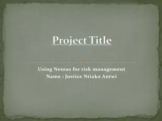 Utilizing Nessus for Effective Risk Management in Organizations