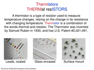 Thermistors: Types and Applications