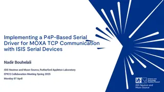 Implementing a P4P-Based Serial Driver for MOXA TCP Communication with ISIS Serial Devices
