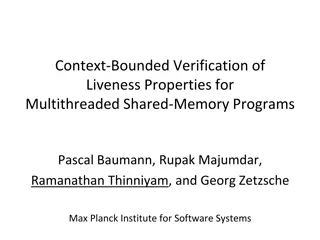 Verification of Liveness Properties in Multithreaded Programs