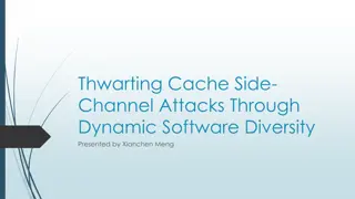 Thwarting Cache Side-Channel Attacks Through Dynamic Software Diversity
