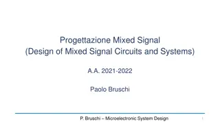 Design of Mixed Signal Circuits and Systems 2021-2022