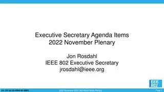 IEEE 802 November 2022 Plenary Meeting Highlights