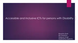 Empowering Visually Impaired Individuals with Inclusive ICT Solutions