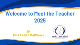 Meet the Teacher 2025: Get to Know Miss Faaiza Matthews and the School Team