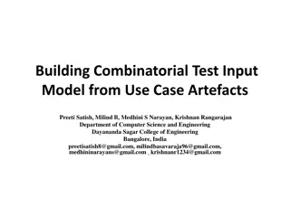 Combinatorial Test Design Model in Software Development