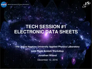 Electronic Data Sheets - Definition and Standards
