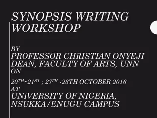 Effective Synopsis Writing Guidelines for Academic Success