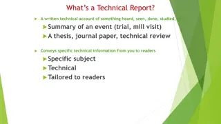 Effective Technical Report Structure & Writing Guidelines