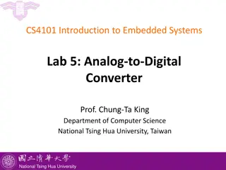 Lab 5: Analog-to-Digital Converter in Embedded Systems