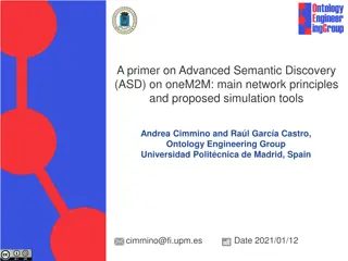 Advanced Semantic Discovery in oneM2M: Simulation Tools & Network Principles