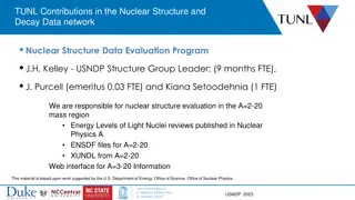 Nuclear Structure Evaluation and Data Analysis