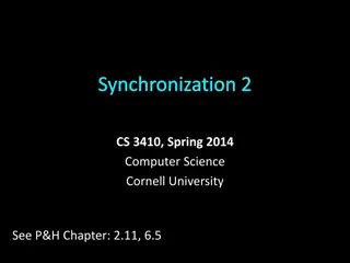 Cache Coherence in Shared Memory Multiprocessors