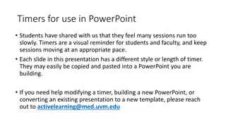 Enhance PowerPoint Presentations with Interactive Timers