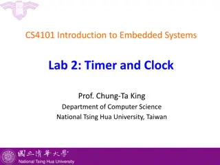 Learn Embedded Systems Lab 2: Timer and Clock Systems at NTHU Taiwan