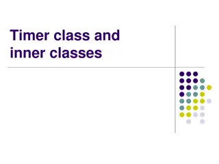 Timer, Inner Classes, and Anonymous Inner Classes in Java