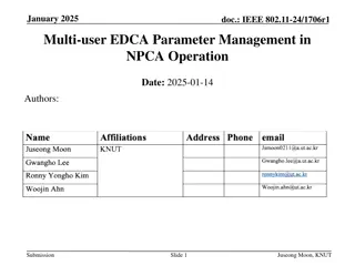 IEEE 802.11-24/1706r1 Multi-user EDCA Parameter Management