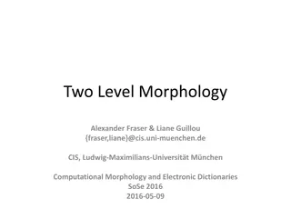 Two-Level Morphology in Computational Linguistics