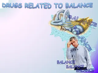 Drugs Related to Balance Disorders