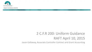 Uniform Guidance in Health Sciences Center