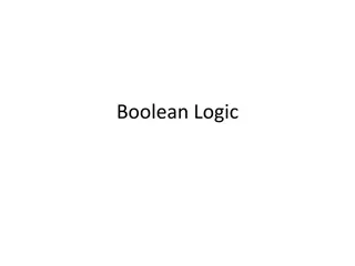 Boolean Logic and Logical Operations