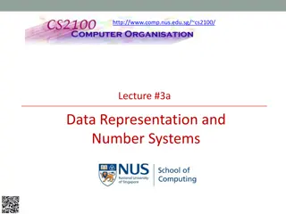 Data Representation and Number Systems in Computer Science