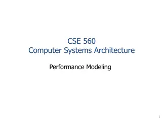 Computer Systems Architecture Performance Modeling