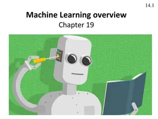 Introduction to Machine Learning Overview
