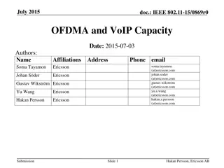 Investigating VoIP Capacity Improvement Using OFDMA in IEEE 802.11ax