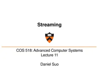 Challenges and Tools for Processing Streaming Data