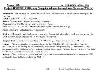 UWB Communication Propagation Characteristics for Passengers Bus Scenario