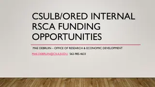 CSULB Internal Funding Opportunities for Faculty and Students