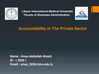 Private Sector Accountability and Business Ethics: A Critical Analysis