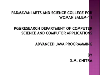 PG & Research Department of Computer Science & Applications