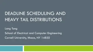 Deadline Scheduling and Heavy Tail Distributions in Outsourcing Environments